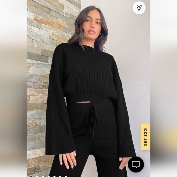 Wide Leg Pants With top - Picture 6 of 9